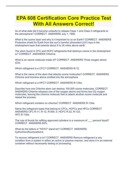 esco epa 608 practice test