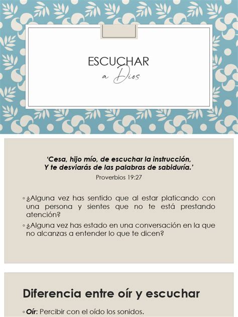 Escuchar Leccion 7