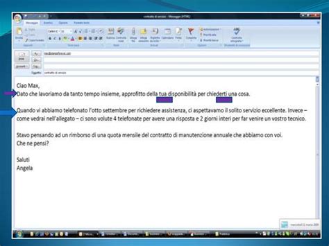 Esempio Mail Formale