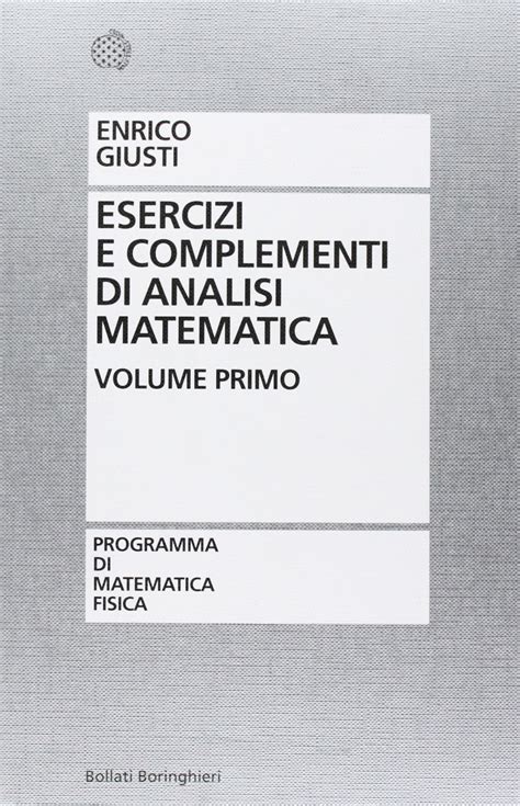 Download Esercizi E Complementi Di Analisi Matematica 1 
