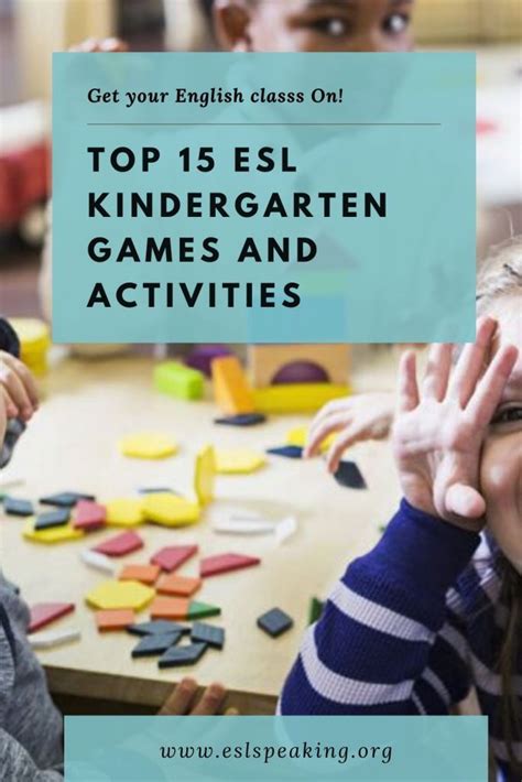 Esl Activities For Kindergarten Top 25 To Try Language Kindergarten - Language Kindergarten