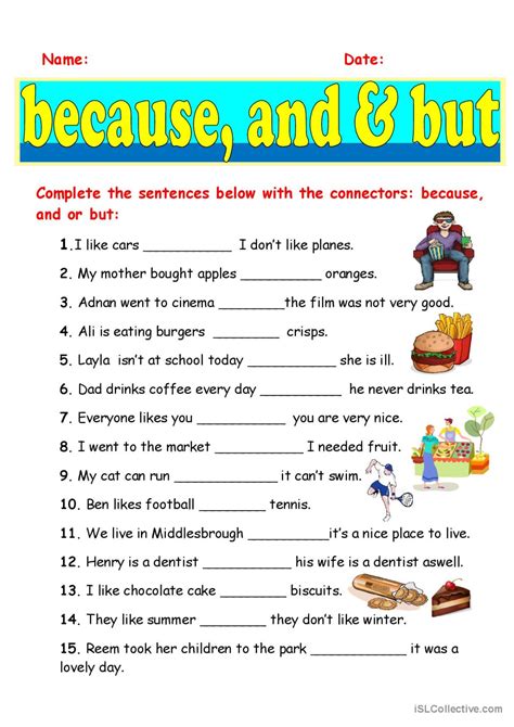 Esl Because And Because Of Worksheet Teacher Made Using Because In A Sentence Worksheet - Using Because In A Sentence Worksheet