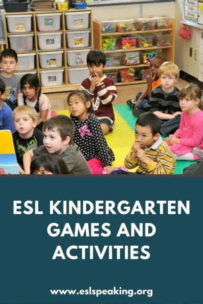Esl Games For Kindergarten The Best Esl Kindergarten Kindergarten Esl Activities - Kindergarten Esl Activities