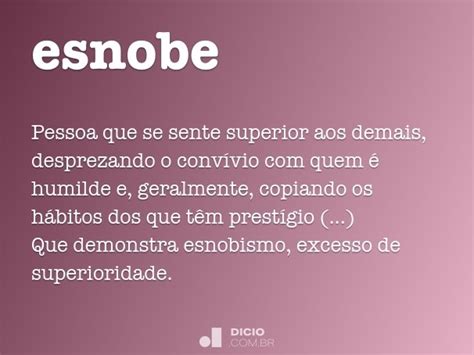 esnobe