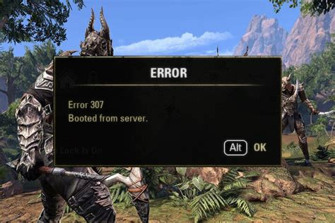 Eso Error 307 Booted From Server