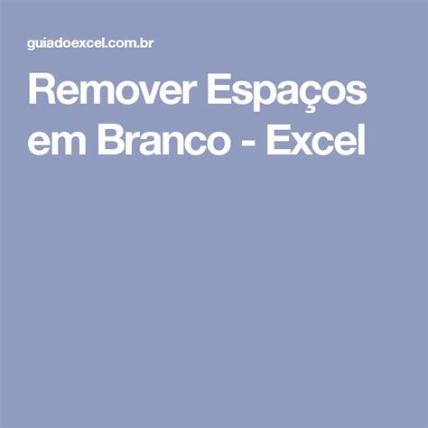 Espaços Em Branco