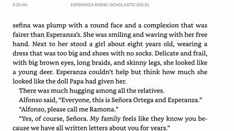 Esperanza Rising Chapter 5 Summary