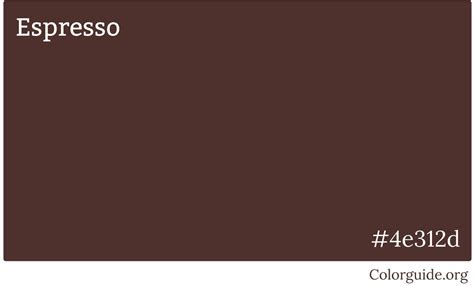 espresso color