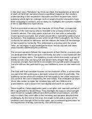 essay about relatives by chris van wyk