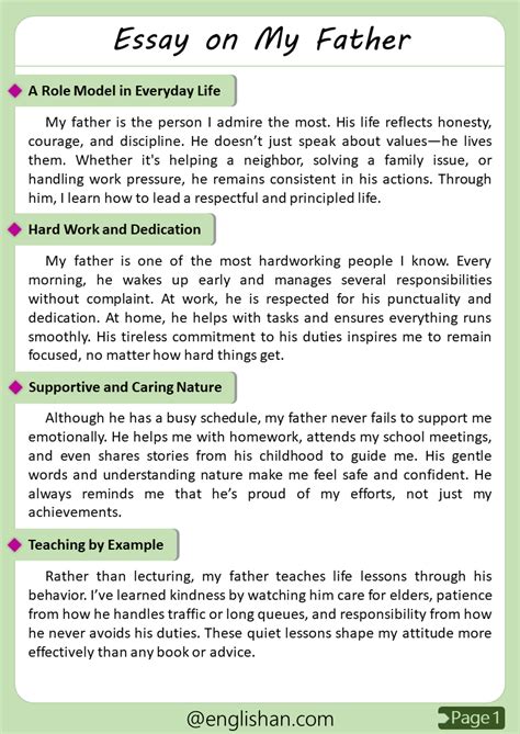 Essay On Father