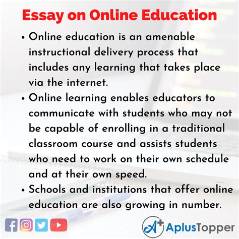 Essay On Online Education In 100 Words 150 Short Paragraph On Education - Short Paragraph On Education