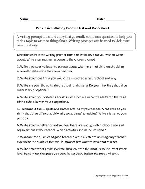 Essay Writing Sixth Grade Worksheet   Persuasive Essay And Speech Topics Ereading Worksheets - Essay Writing Sixth Grade Worksheet