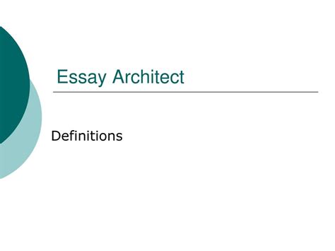 Full Download Essay Architect 
