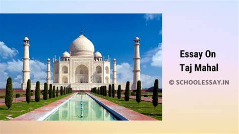 Read Essay In Hindi Taj Mahal 