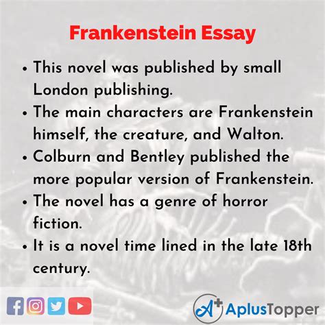 Essays About Frankenstein Top 5 Examples Plus Prompts Frankenstein Writing Prompts - Frankenstein Writing Prompts