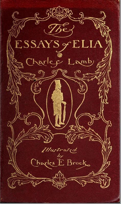 Essays Of Elia