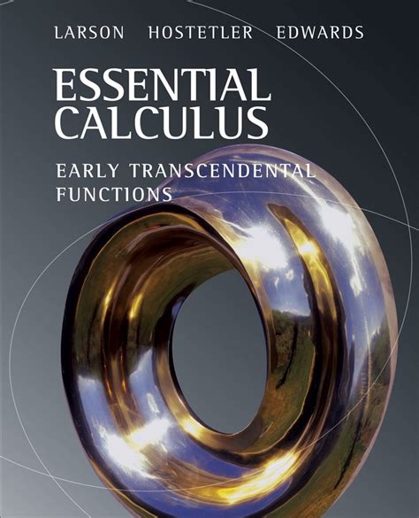 essential calculus early transcendental functions ron
