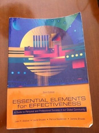 Essential Elements For Effectiveness 5th Edition Answer