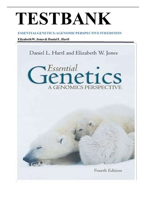 essential genetics hartl 5th edition