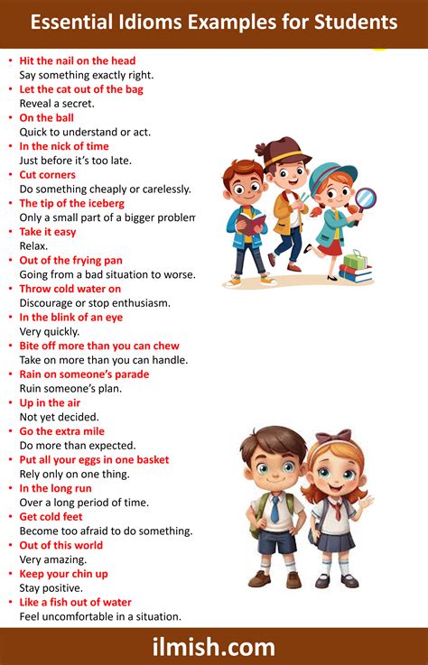 essential idioms in english answer key