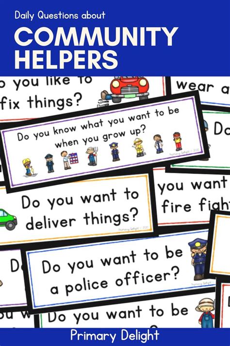 Essential Questions Community Helpers Questions On Community Helpers For Kindergarten - Questions On Community Helpers For Kindergarten