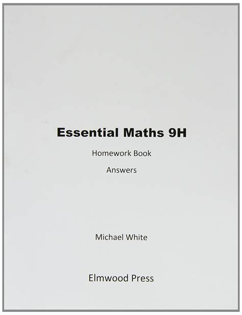 Download Essential Maths Homework 9H Answers 