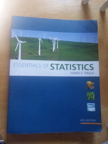 Read Essential Of Statistics 4Th Edition 