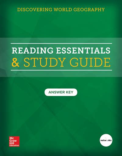 Essentials And Study Guide Answer Key