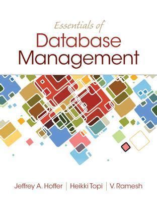 Essentials Database Management Jeffrey Hoffer