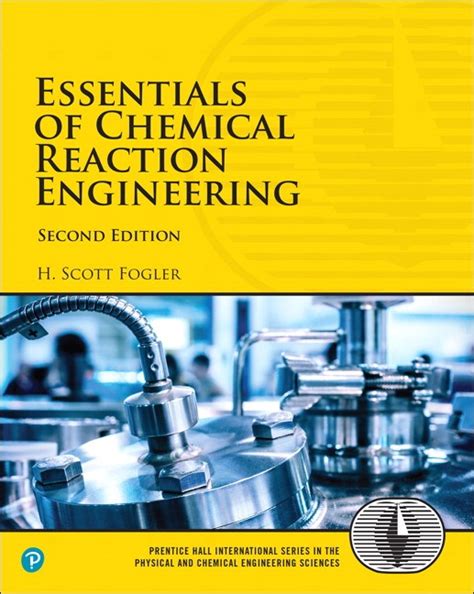 Essentials Of Chemical Reaction Engineering Fogler Solutions Manual