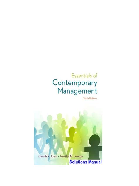 Essentials Of Contemporary Management 6th Edition Pdf