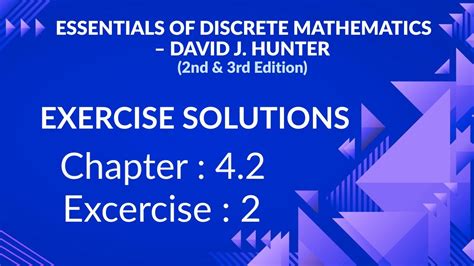 Essentials Of Discrete Mathematics 2nd Edition
