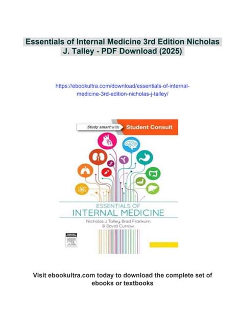 Essentials Of Internal Medicine 3e Download