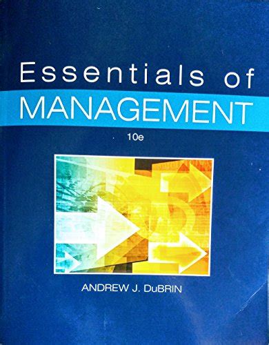 Essentials Of Management By Andrew J Dubrin