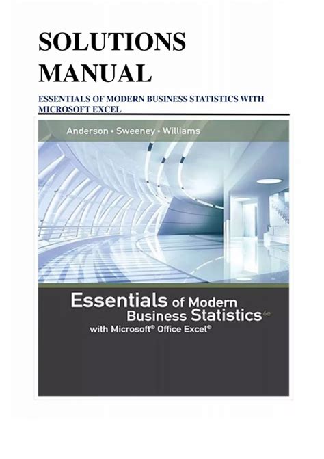 Essentials Of Modern Businesssolution Manual