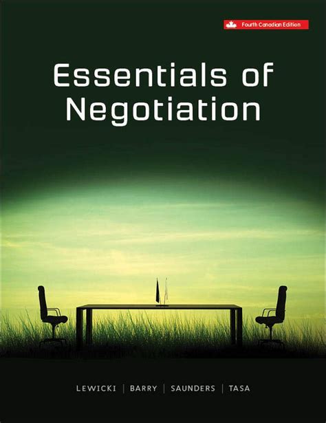 Essentials Of Negotiation Roy J Lewicki Poopshooter