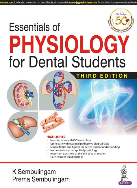 essentials of physiology for dental students sembulingam