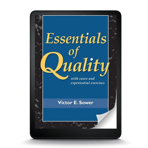 essentials of quality with cases and experiential exercises