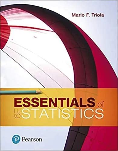 Essentials Of Statistics 6th Edition Answers