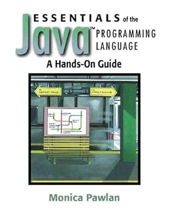 essentials of the java programming language pawlan