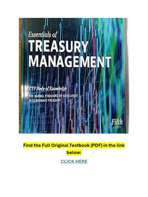 Essentials Of Treasury Management 4th Edition Pdf Download