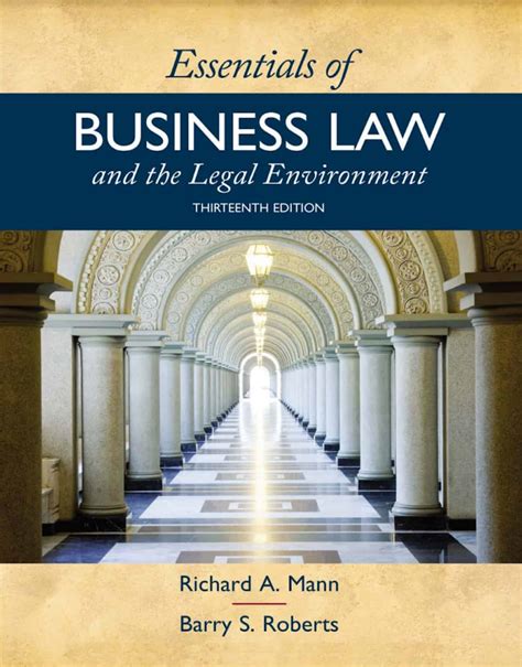 Download Essentials Business Law Legal Environment 