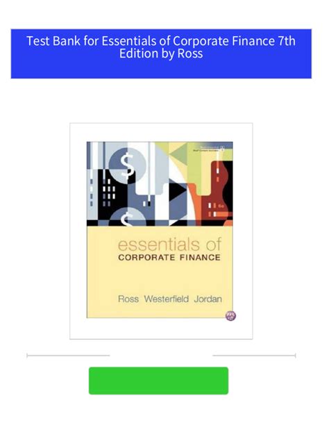 Read Essentials Corporate Finance 7Th Edition Answers 