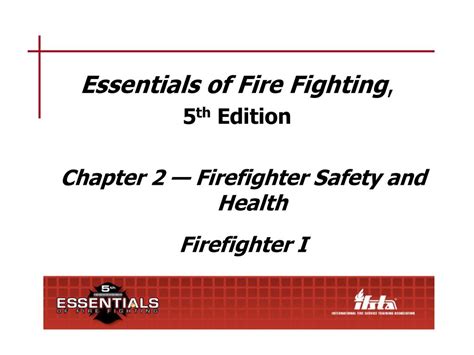 Full Download Essentials Of Firefighting 5Th Edition Powerpoint 