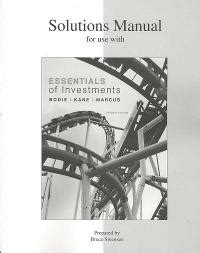 Read Online Essentials Of Investments 7Th Edition Solution Manual 