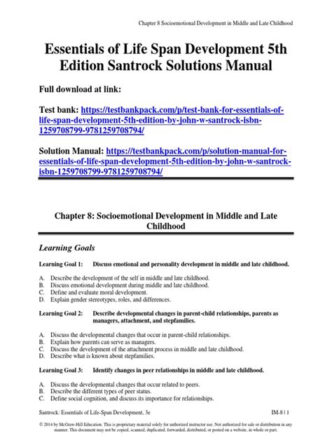 Full Download Essentials Of Lifespan Development 3Rd Edition File Type Pdf 