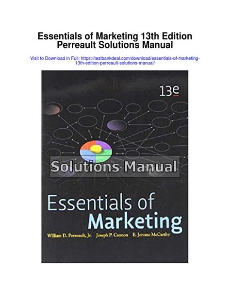 Read Essentials Of Marketing Perreault 13Th Edition 