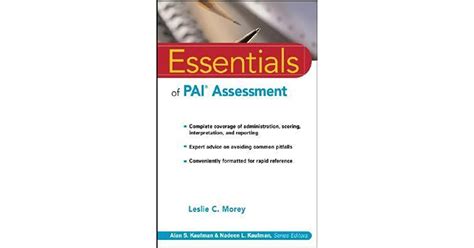 Read Online Essentials Of Pai Assessment 