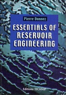 Read Essentials Of Reservoir Engineering Donnez Pdf 