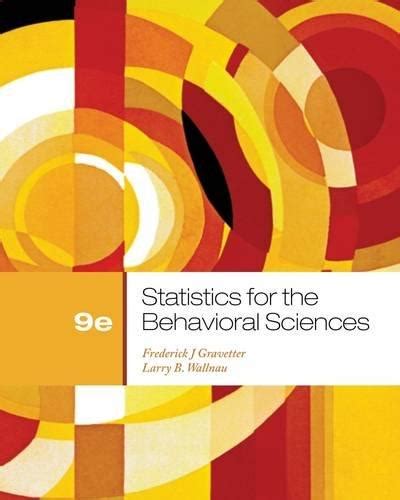 Read Online Essentials Of Statistics For The Behavioral Sciences Psy 200 300 Quantitative Methods In Psychology 